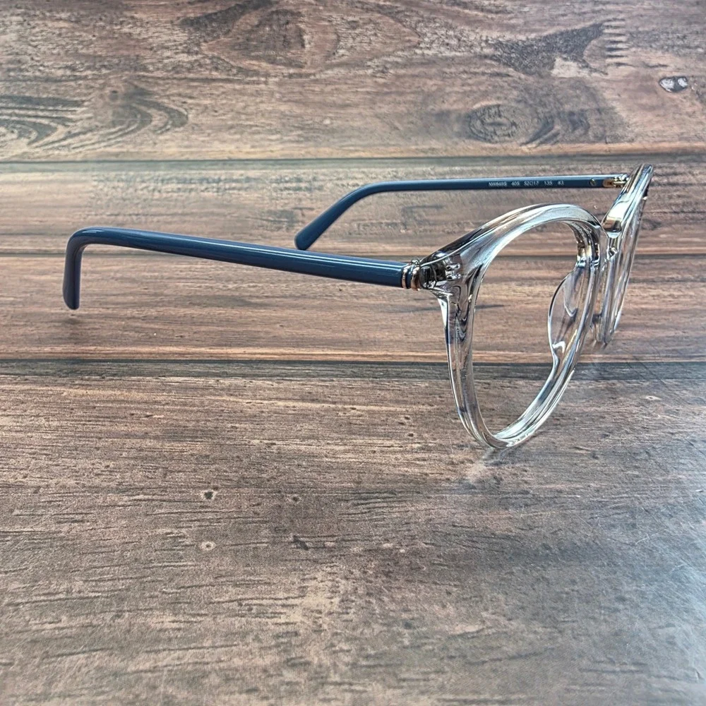 Nine‎ West NW649S 405 Grey Blue Cat Eye Eyeglasses 52-17-135 Womens Frames
